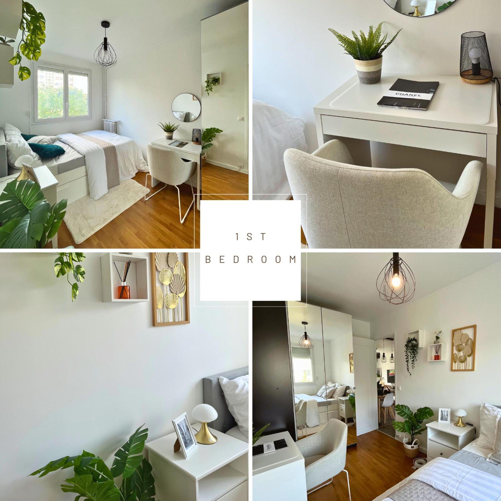 Entire 60M2 Apartment - Close To Paris - Parking - Kitchen - 2Min Rerb - Olympic'24 Bourg-la-Reine Dış mekan fotoğraf