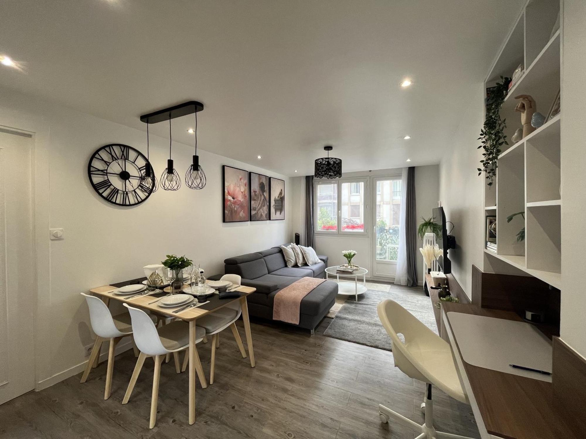 Entire 60M2 Apartment - Close To Paris - Parking - Kitchen - 2Min Rerb - Olympic'24 Bourg-la-Reine Dış mekan fotoğraf